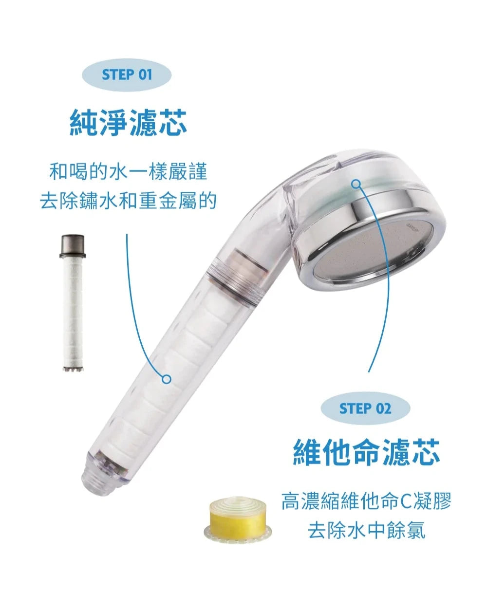 Bodyluv Vita Puresome Shower Head 純淨維他命蓮蓬頭花灑套裝