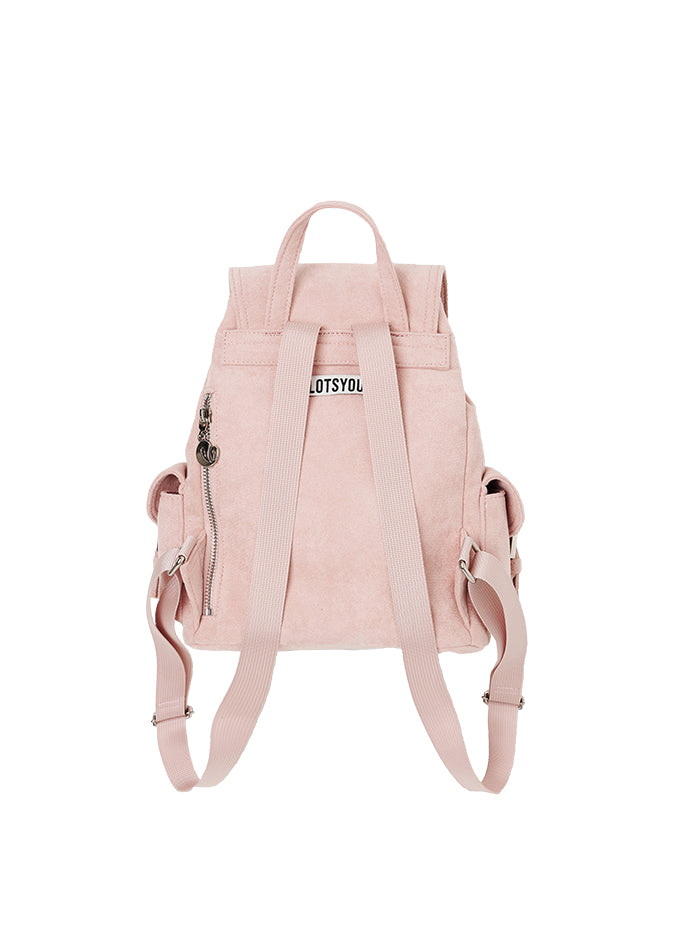 LOTSYOU Nostalgia Chubby Backpack Pink