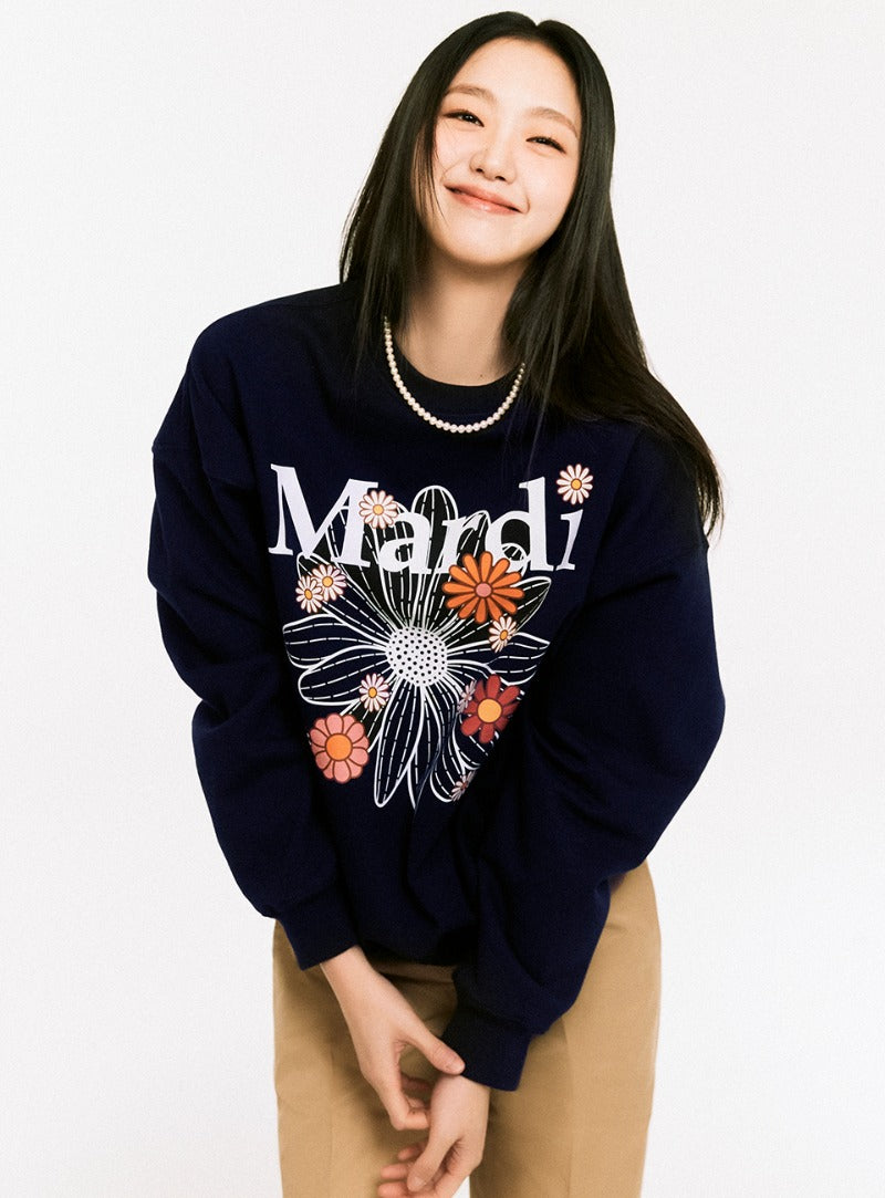 Mardi Mercredi Flowermardi Blossom Sweatshirt