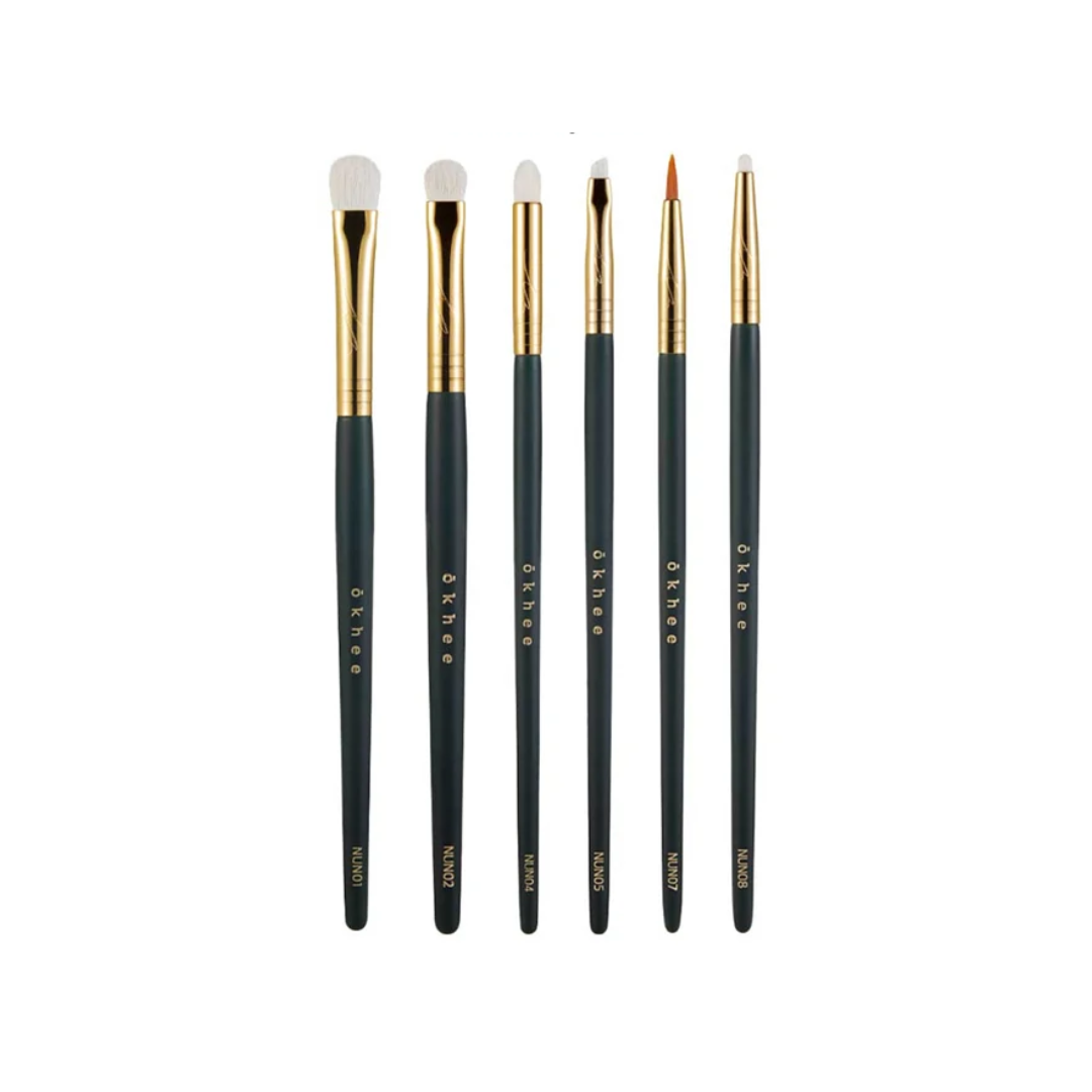 OKHEE Basic Eye Brush Set 6件套裝