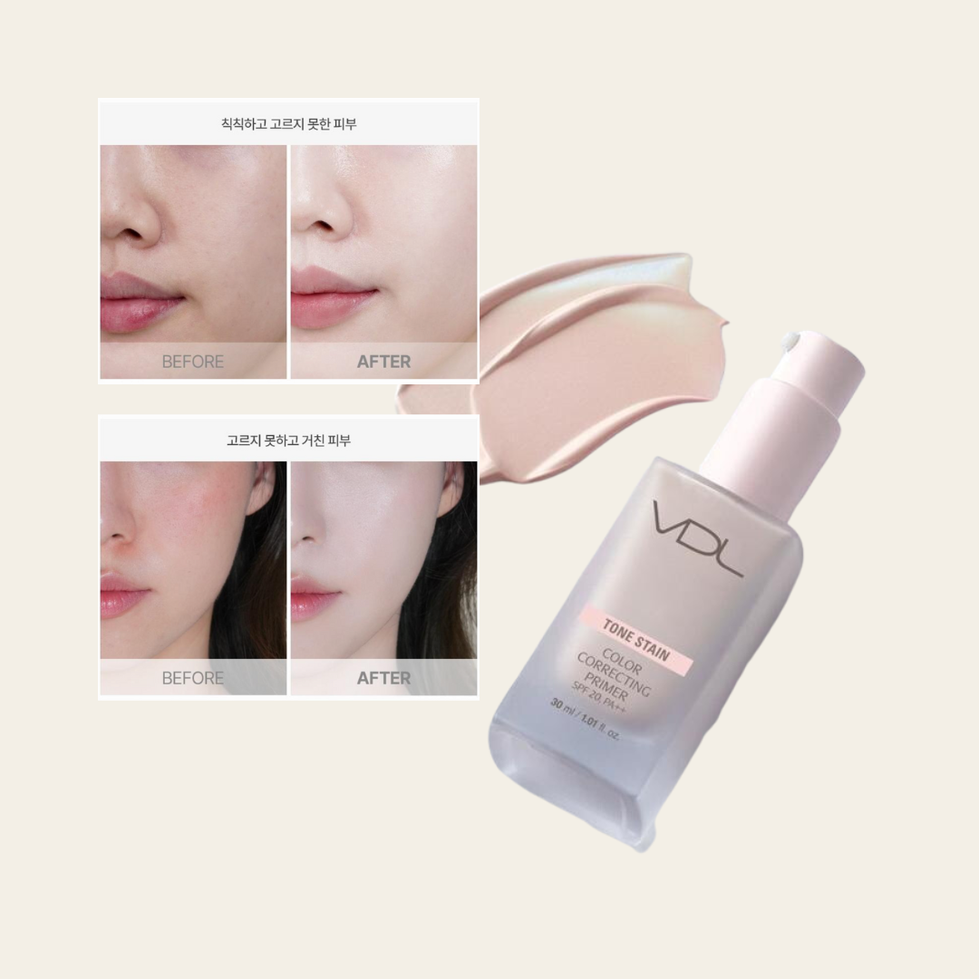 VDL Tone Stain Color Correcting Primer 13ml｜Netflix《單身即地獄》同款