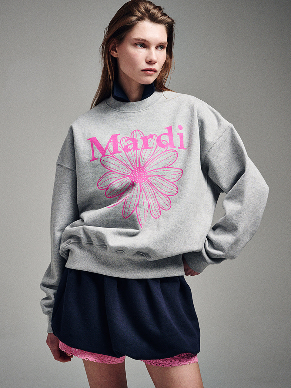 Mardi Mercredi FlowerMardi Sweatshirt