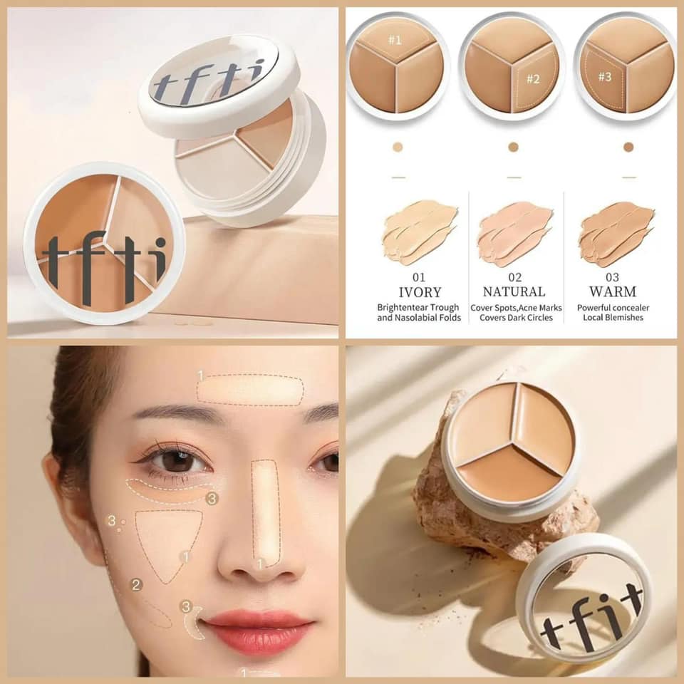 tfit Cover Up Pro Concealer 三色遮瑕膏☁️ (5g x 3shade)