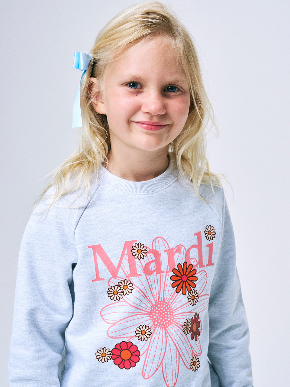 Mardi Mercredi Kids Flowermardi Blossom Sweatshirt