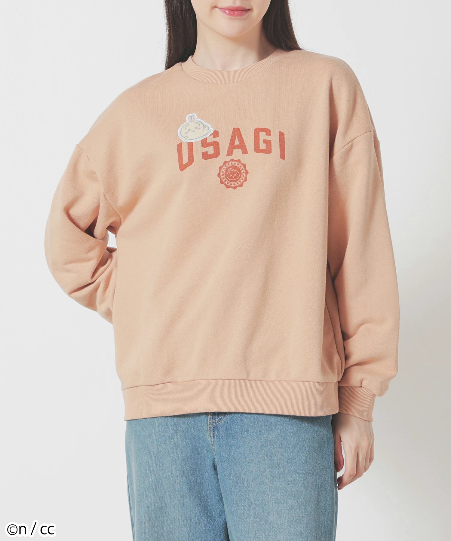 Chiikawa X Honeys Usagi Print Sweatshirt