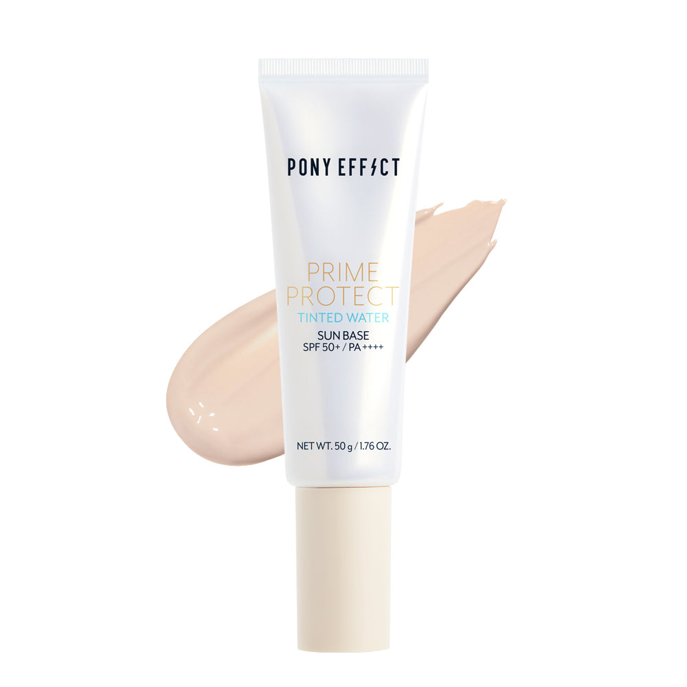 PONY EFFECT Prime Protect Tinted Water Sun Base 50g 水透光妝前防護乳SPF50+/PA++++