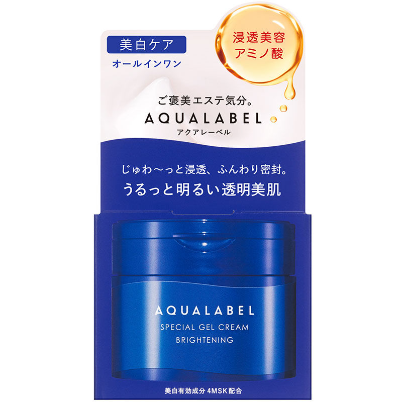 Shiseido Aqualabel Special Gel Cream EX Brightening 晶透白水凝面霜 美白乳霜 90g（藍盒）