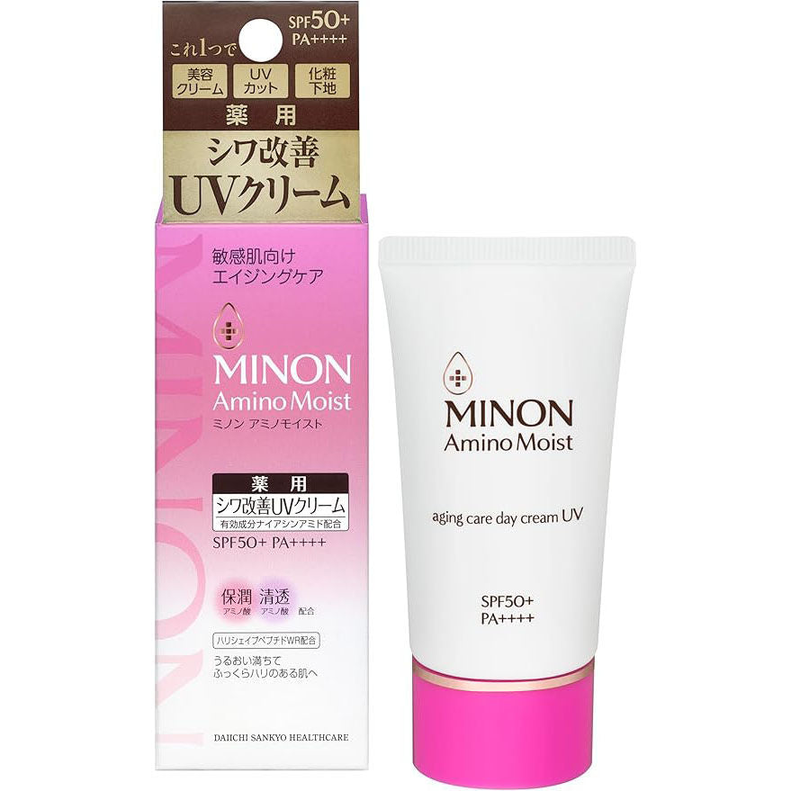 MINON Amino Moist Aging Care Day Cream UV 高防曬抗皺日霜 30g SPF50+ PA++++