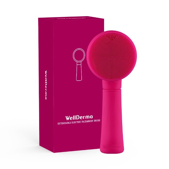 Wellderma 2 In 1 Extendable Electric Face & Body Brush 2合1洗臉搓澡儀