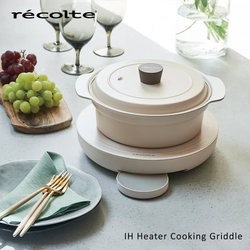 recolte IH Heater Cooking Griddle 料理電磁爐 RIH-1及套裝