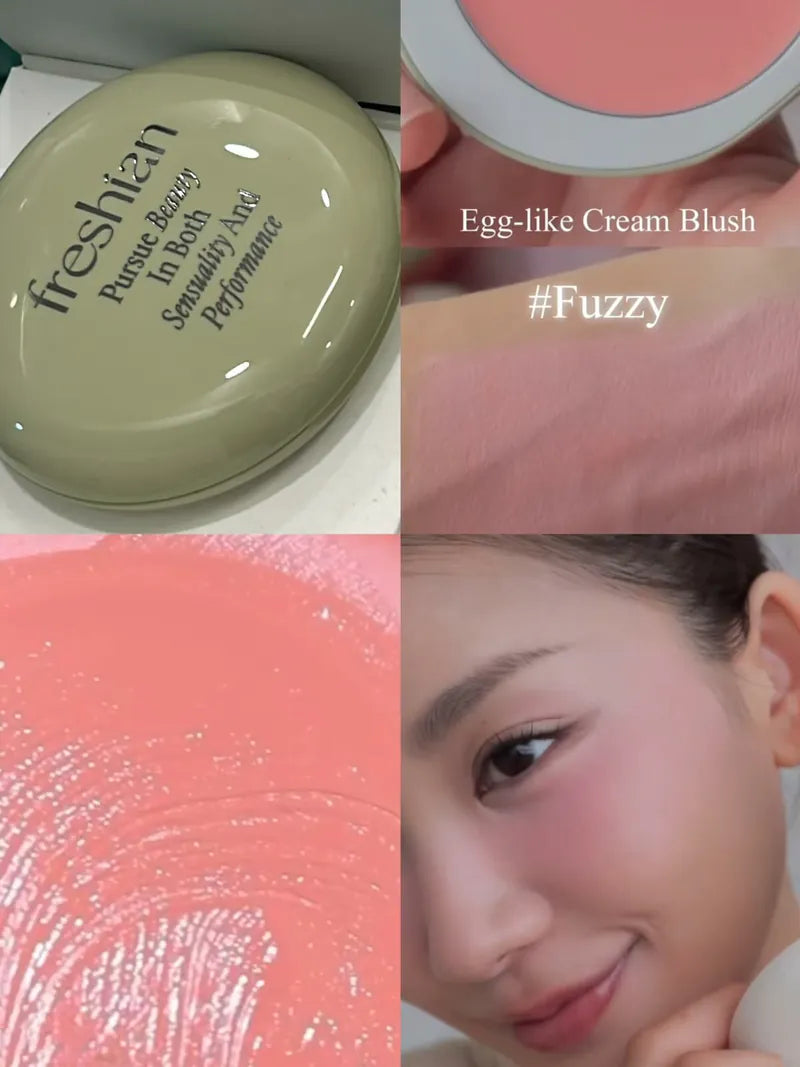 Freshian egg like cream blush vegan 純素牛油果綠蛋型柔滑胭脂膏