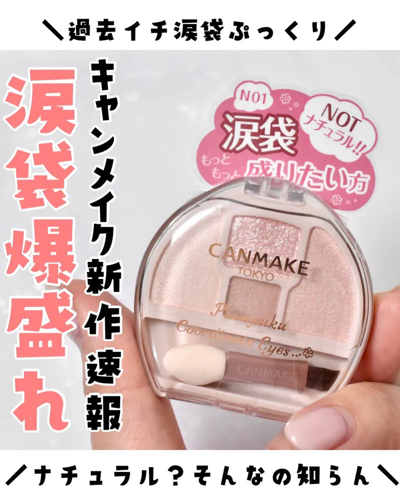 Canmake Plumpuku Coordinate Eyes 臥蠶盤｜日本超人氣超難買