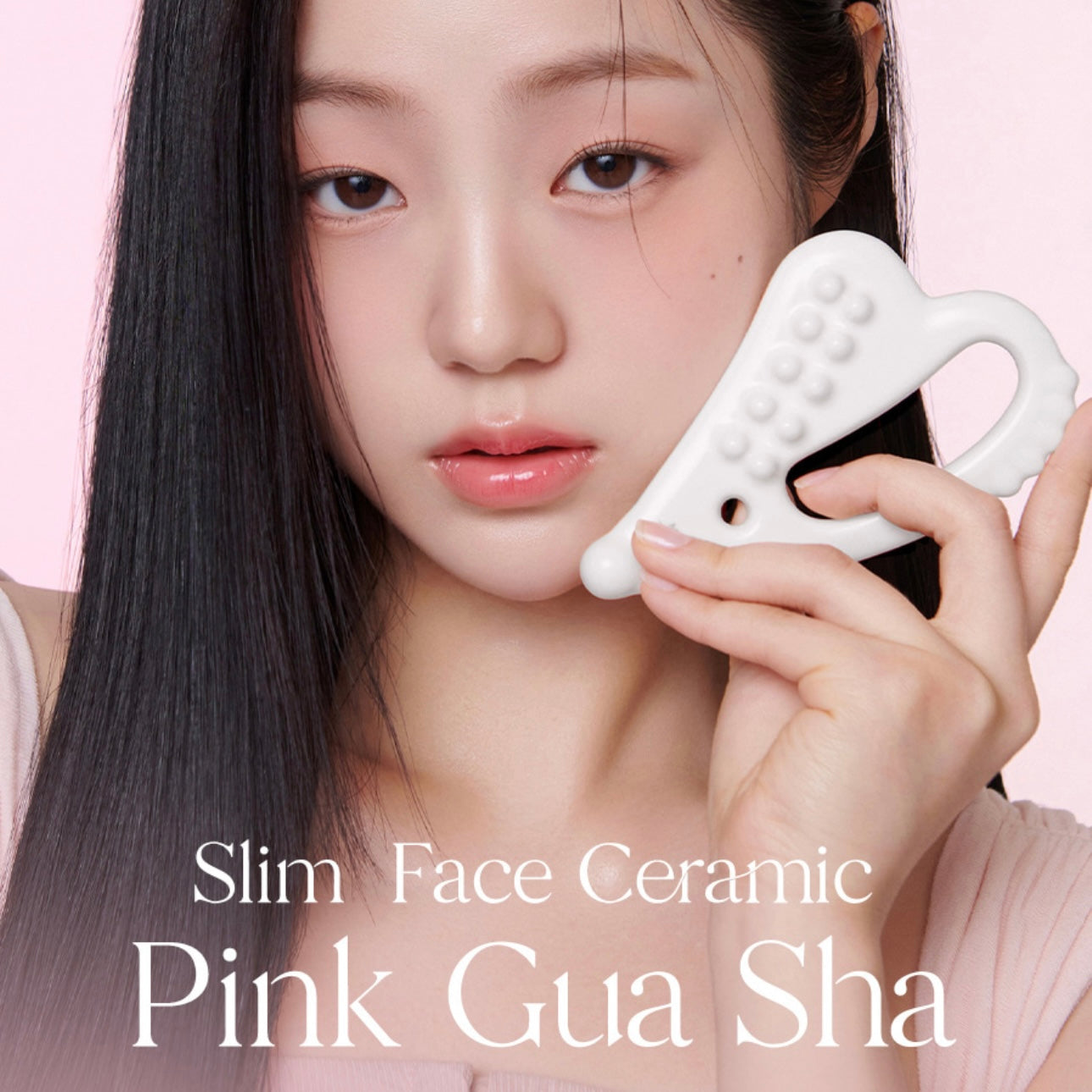 MilkTouch slim Face Ceramic Gua Sha手工陶瓷瘦面排毒刮痧神器 +身體刮痧板｜2分鐘瘦面