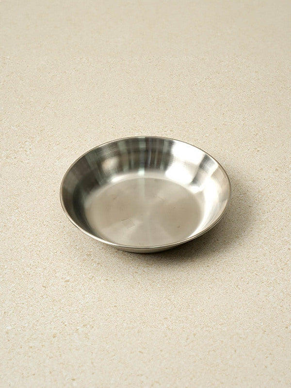 Daiso Stainless steel plate 21cm