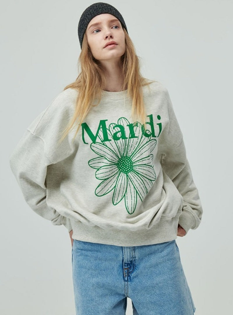 Mardi Mercredi FlowerMardi Sweatshirt