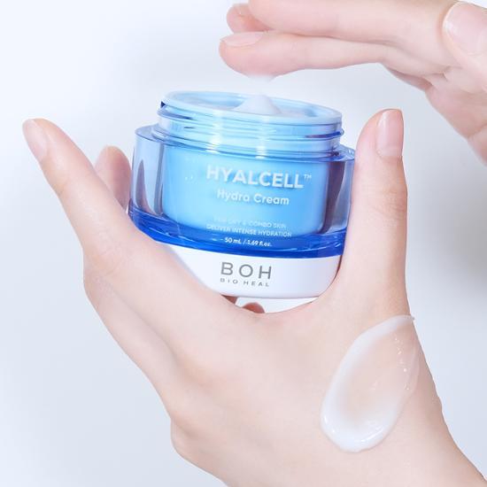 BioHeal Boh Hyalcell Hydra Cream 專利Hyalcell 高效第3代納米透明質酸保濕凝膠面霜 50毫升｜20層深度補水