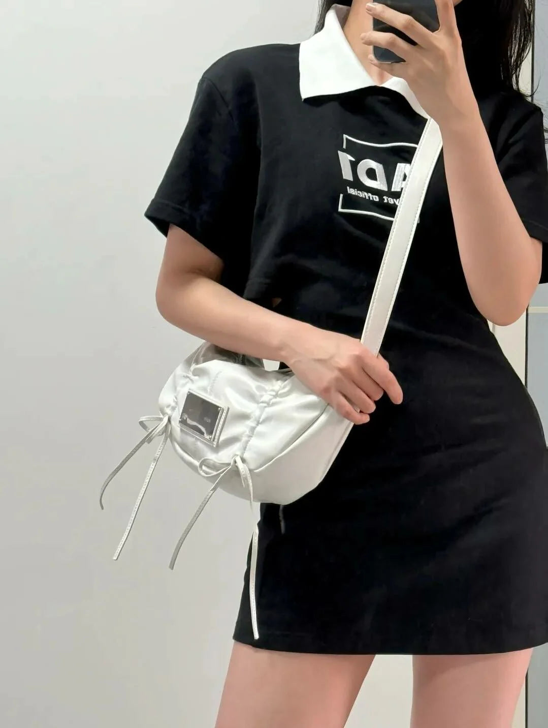 Matin Kim Half Shirring Ribbon Round Bag｜熱銷熱賣人氣款