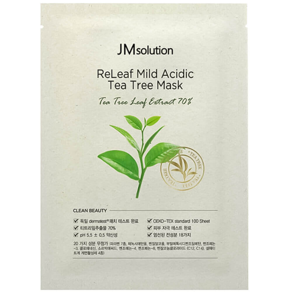 JMsolution ReLeaf Mild Acidic Tea Tree Mask 溫和消炎茶樹面膜