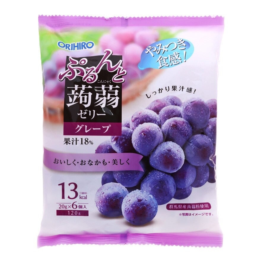 日本Orihiro蒟蒻啫喱（提子味）