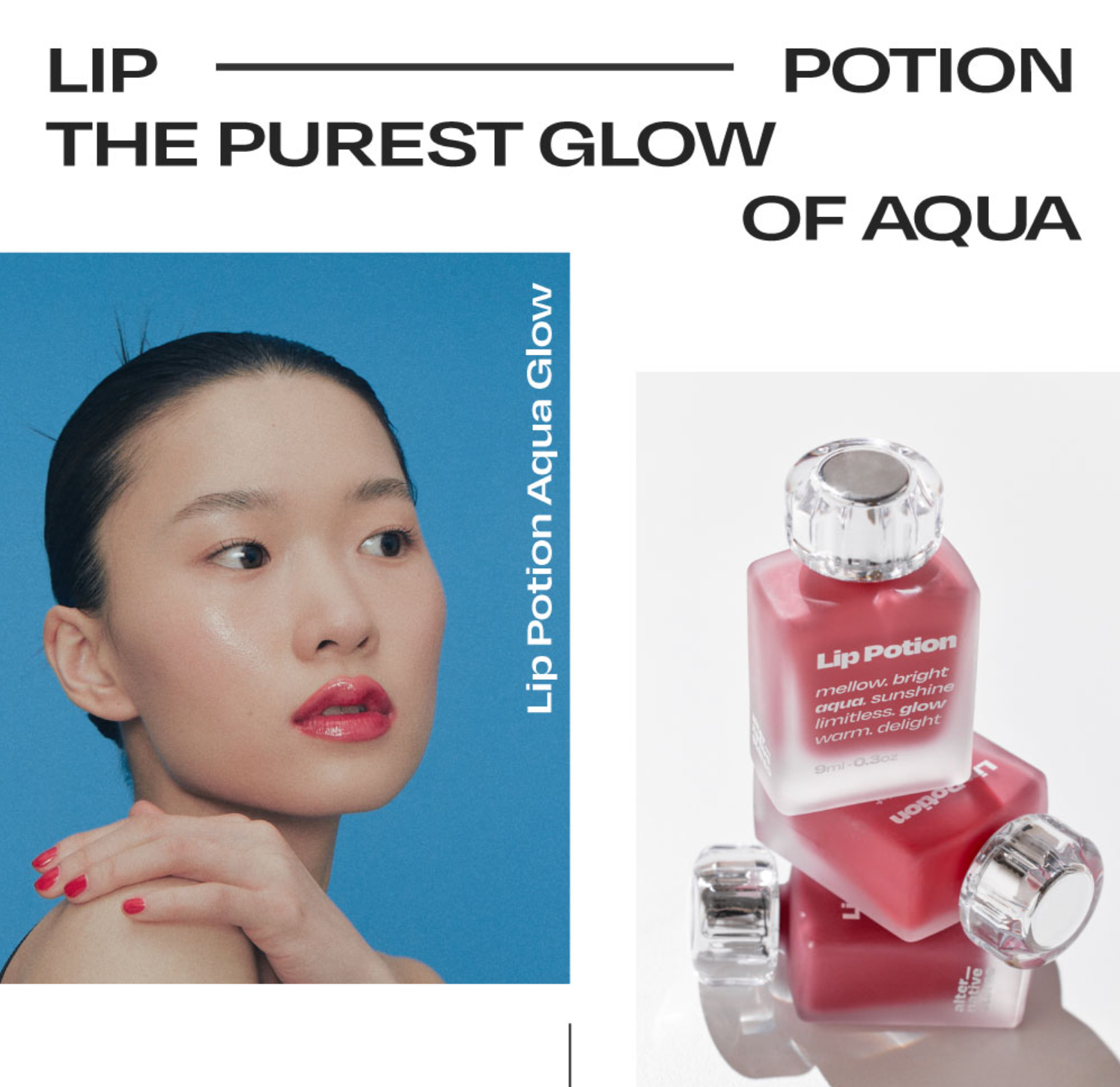 Alternative Stereo Lip Potion Aqua Glow 9 Colours 6ml