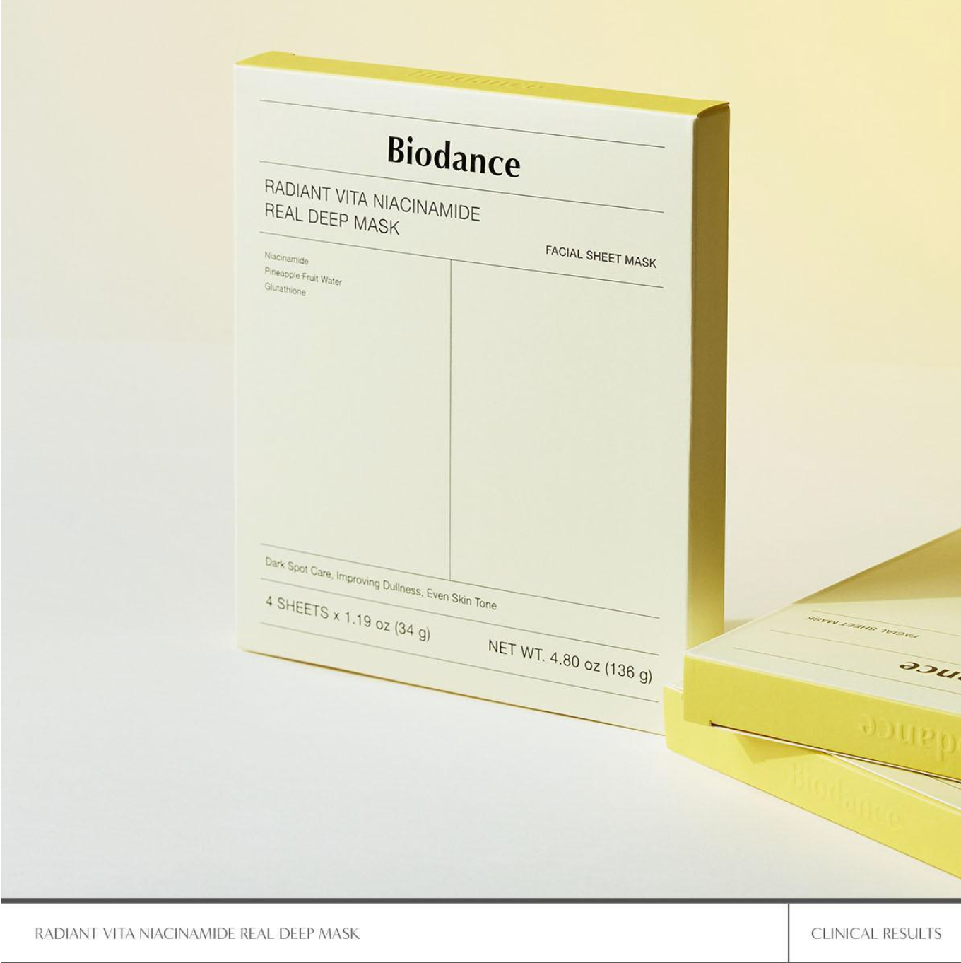 Biodance Radiant Vita Niacinamide Real Deep Mask 維他命美白提亮深層面膜