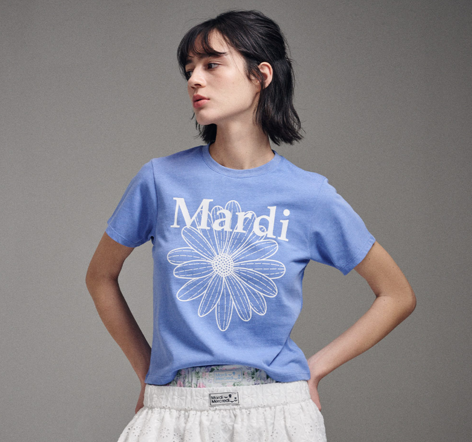 Mardi Mercredi FlowerMardi Tshirt