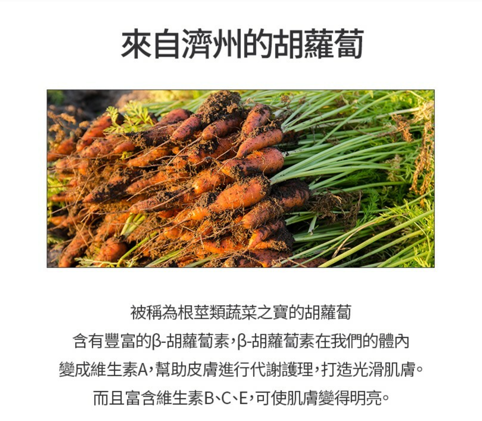 Bring Green 胡蘿蔔維他命美白補水面膜｜美白補水提升活力