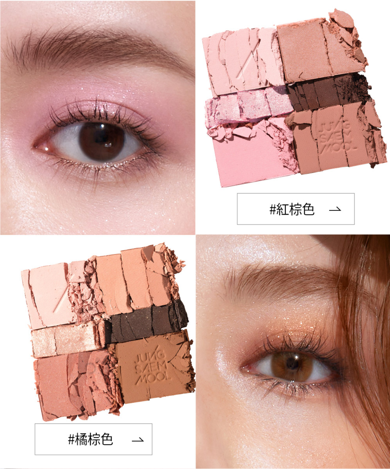 JUNG SAEM MOOL Beauty Artist Eye Palette專業六色眼影盤