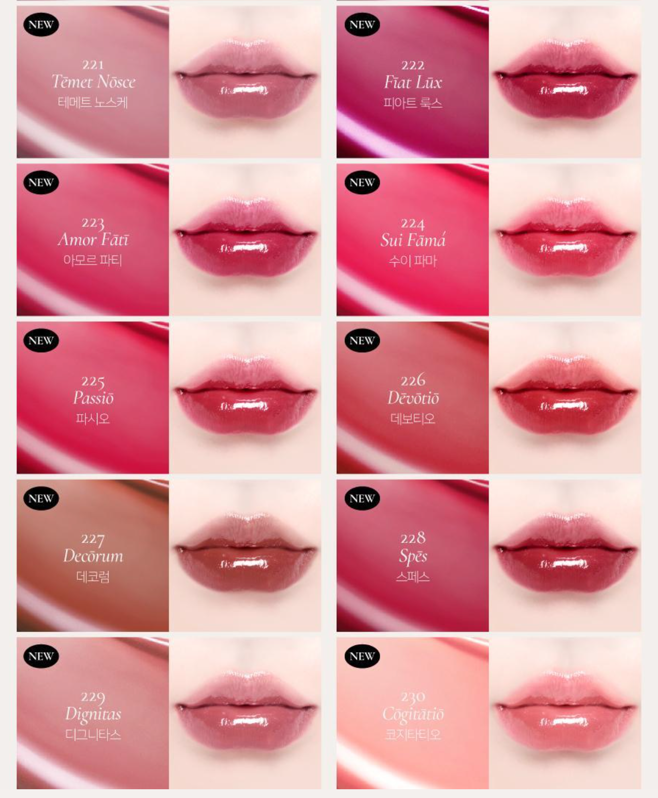 Dinto Blur-Glowy Lip Tint 唇彩 30色｜情人節限量版