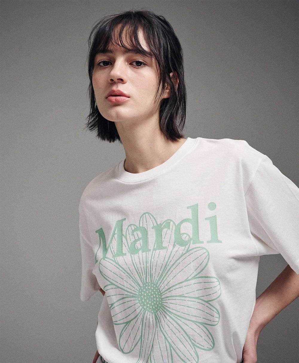 Mardi Mercredi FlowerMardi Slim Tshirt