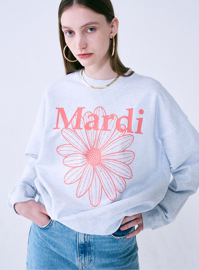 Mardi Mercredi FlowerMardi Sweatshirt