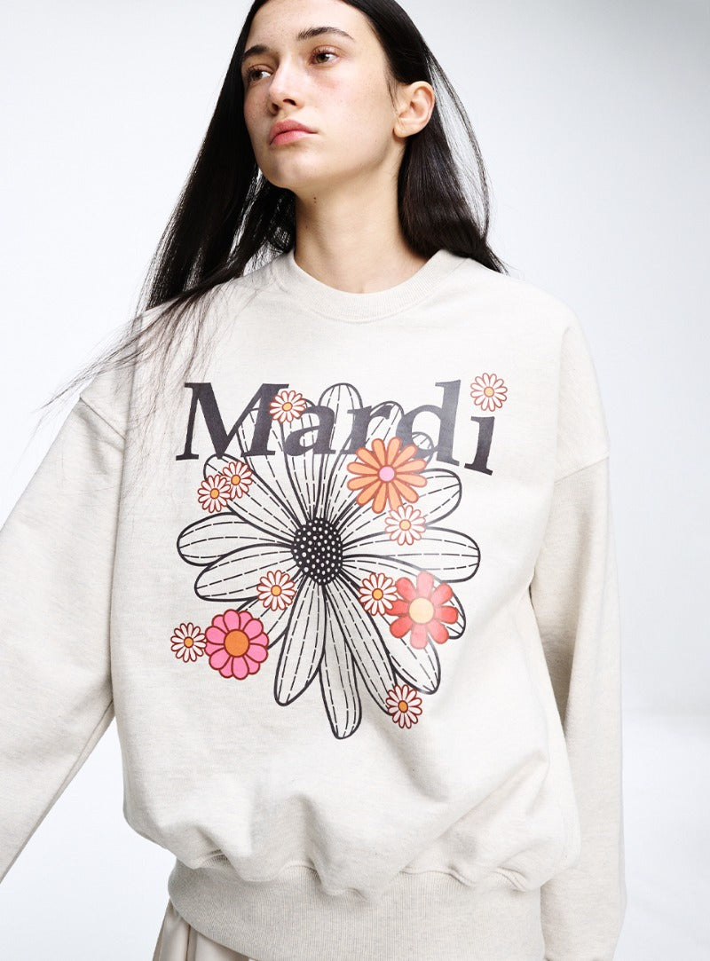 Mardi Mercredi Flowermardi Blossom Sweatshirt