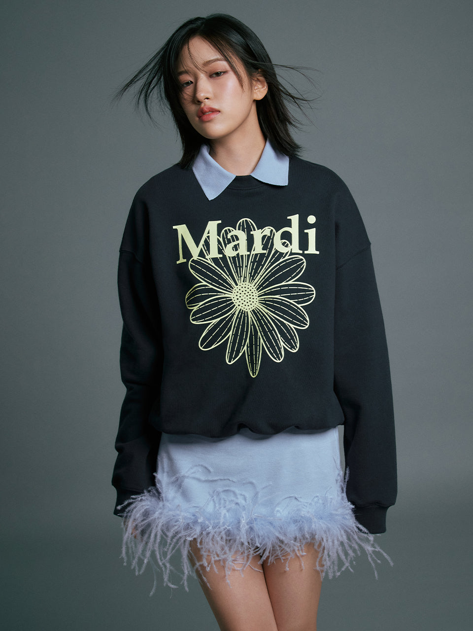 Mardi Mercredi FlowerMardi Sweatshirt