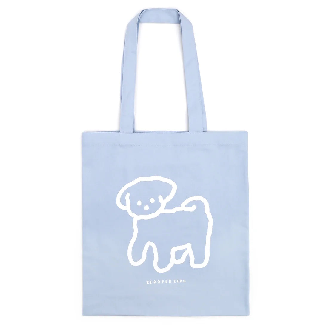 淺藍韓國小狗布袋 tote bag ｜英國現貨