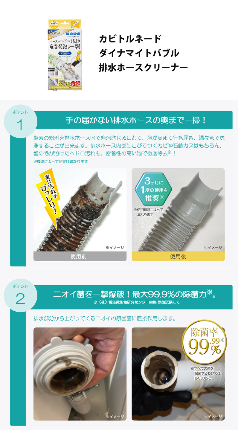 KABI TORNADO  除霉抗菌洗衣機清潔劑