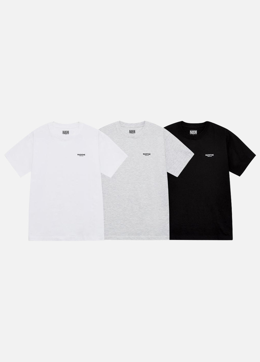 MARITHÉ FRANÇOIS GIRBAUD 3PACK SMALL REGULAR LOGO TEE MIX