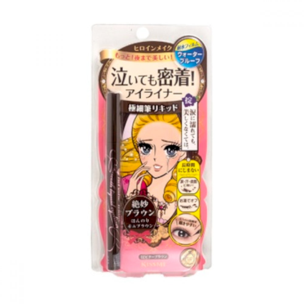 KISSME HEROINE MAKE SMOOTH LIQUID EYELINER SUPER KEEP (02 BITTER BROWN)