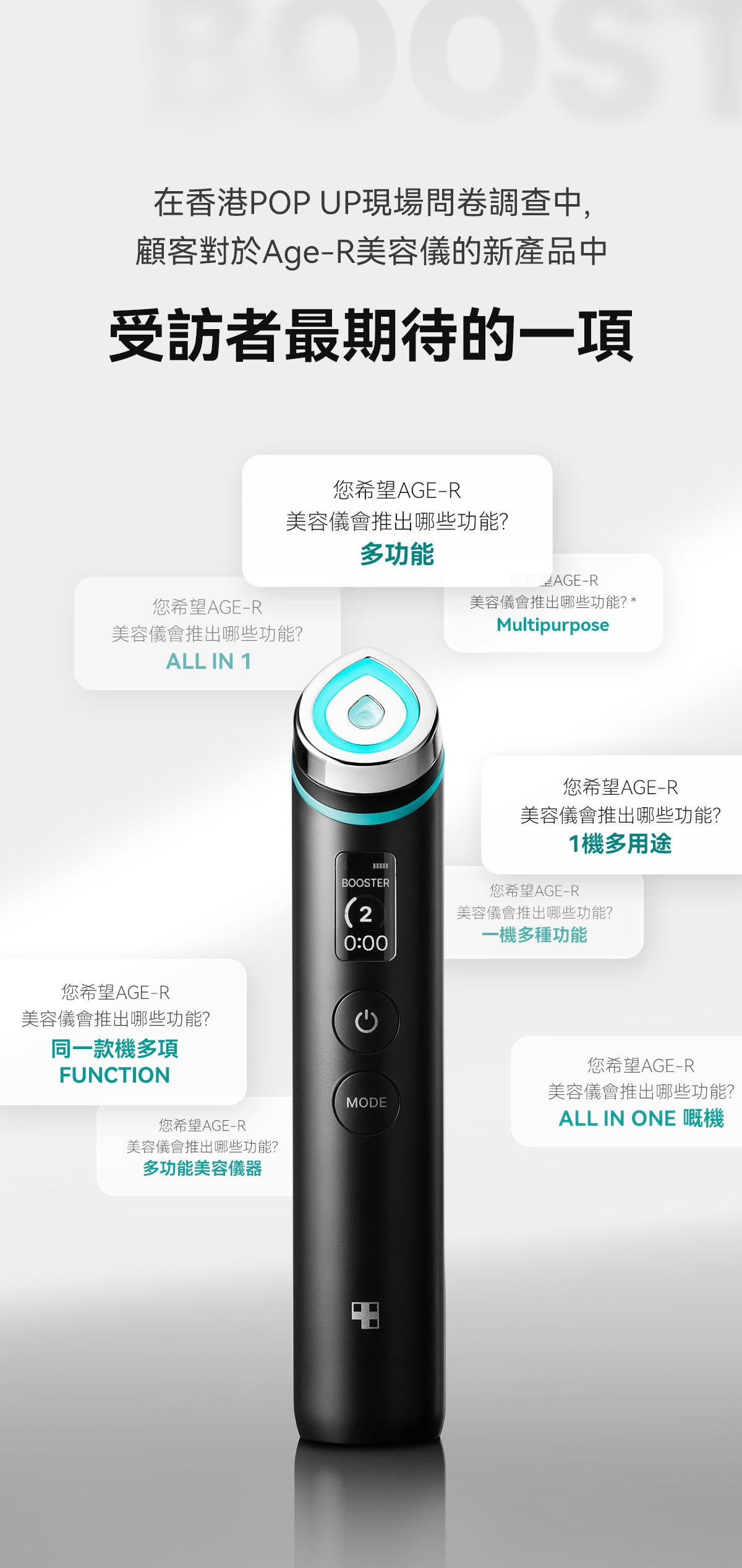 Medicube Age-R Booster Pro 六合一美容儀