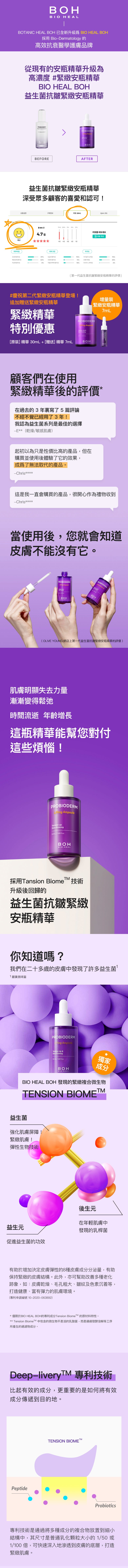 BOH 3D Lifting Ampoule 益生菌抗皺緊緻安瓶精華