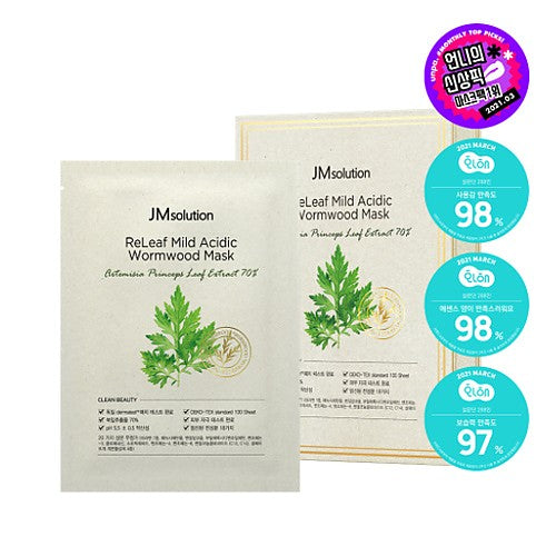 JMsolution ReLeaf Mild Acidic Tea Tree Mask 溫溫和酸性艾草面膜